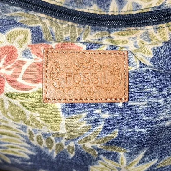 Fossil Canvas Satchel Bag - Picture 3 of 11